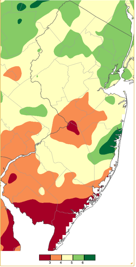 Rainfall from approximately 7 AM on April 30th to 7 AM on May 31st based on an analysis generated using NWS Cooperative and CoCoRaHS observations