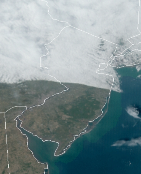 NJ satellite image at 2:00 PM on January 13th