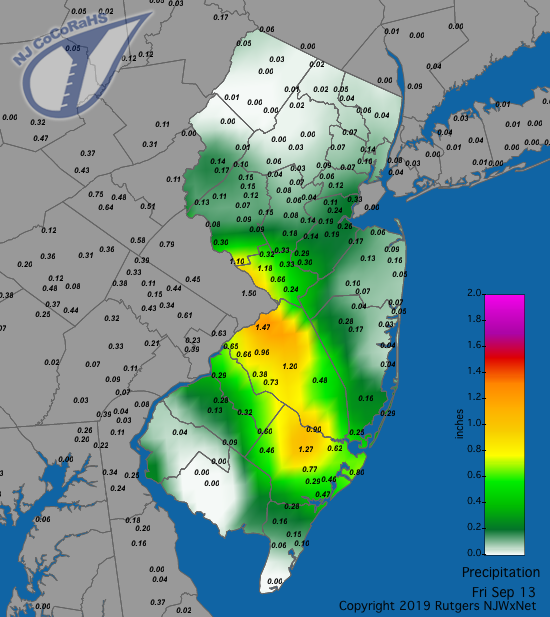 nj rainfall totals 2018